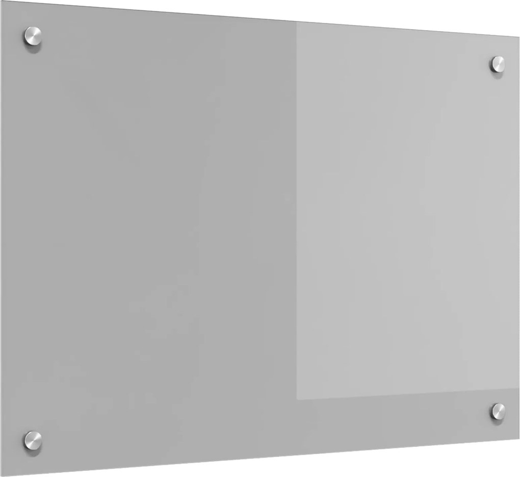 vidaXL Konyhai splashback Világosszürke 70 x 50 cm edzett üveg