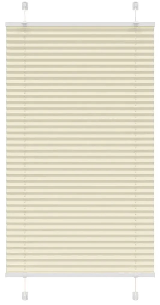 pliszírozott redőny krém 70x150 cm szövetszélesség 69,4 cm