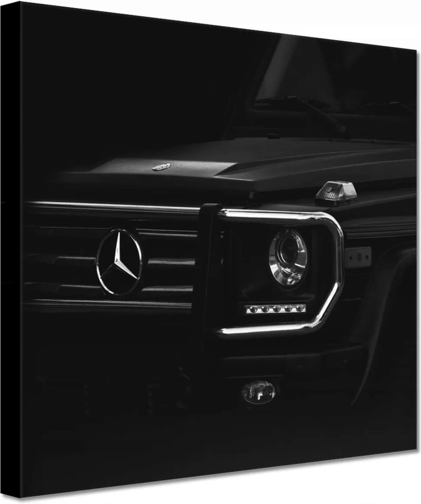 Vászonkép 60x60 Mercedes fekete Terepjáró