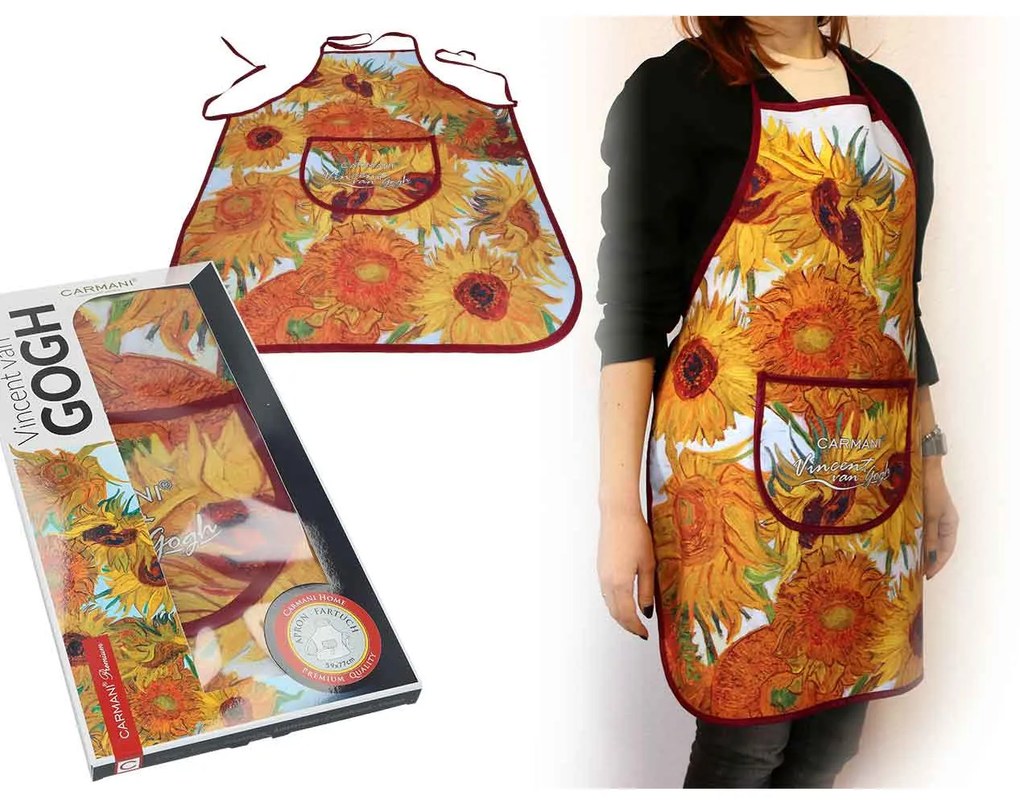 Konyhai kötény Van Gogh Napraforgók