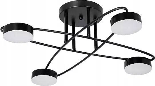 Modern Led lámpa 28W modulok dróton fekete kereszt az ágy felett