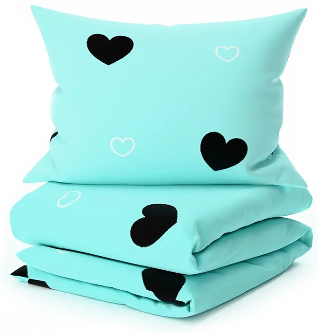 Mikroszálas ágyneműhuzat CORAZON BLEND kék Ágyneműhuzat mérete: 70 x 90 cm | 140 x 220 cm