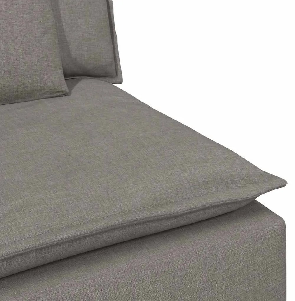tópszínű moduláris kanapé középső modul párnákkal 100 cm