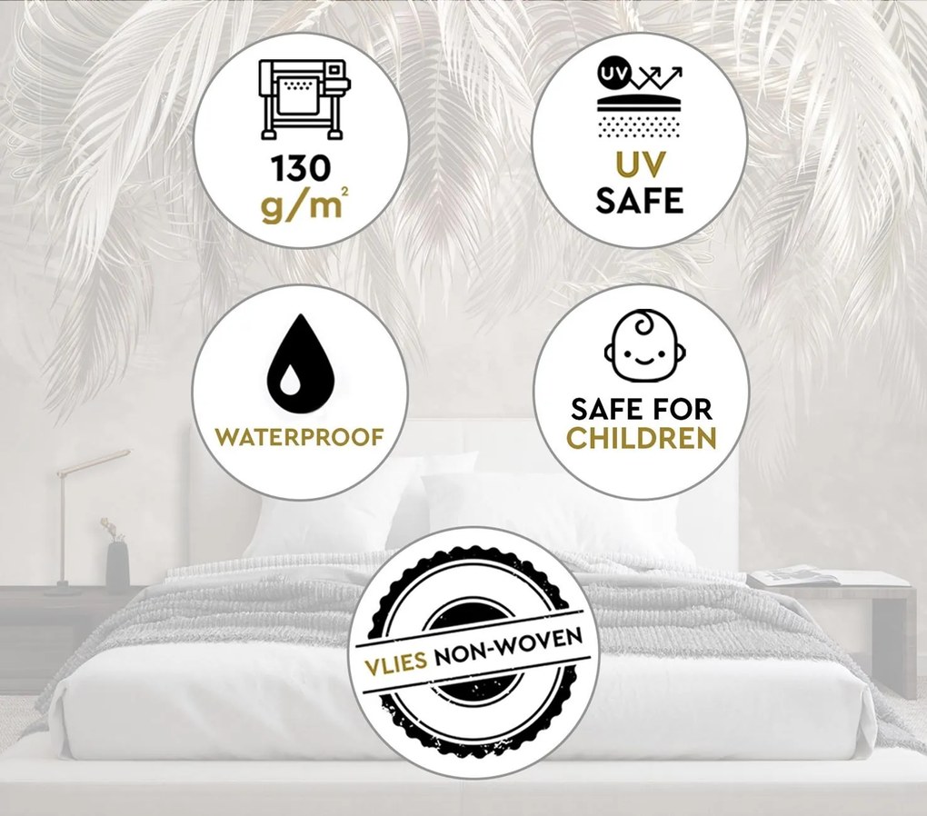 Gario Fotótapéta Pálmalevelek Anyag: Vlies, Méret: 450 x 315 cm