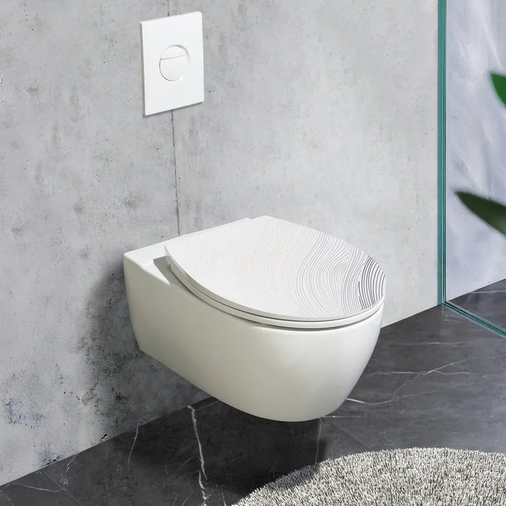 WC-ülőke automatikus záródással 38 x 44,5 cm Menin – Wenko
