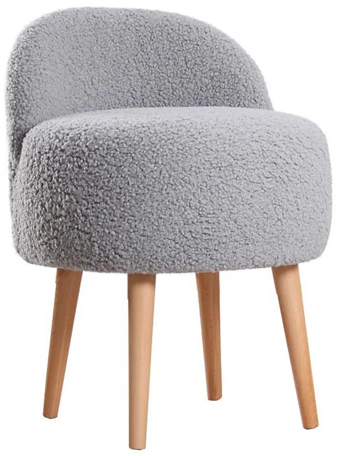 MIKI puff, átmérő 46 cm, szürke