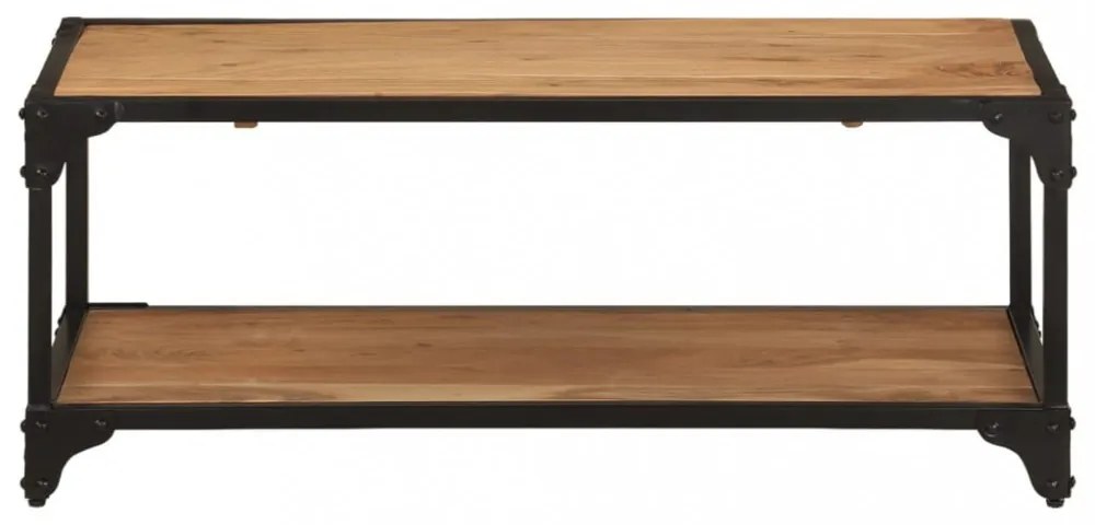 tömör akácfa dohányzóasztal 90 x 45 x 35 cm