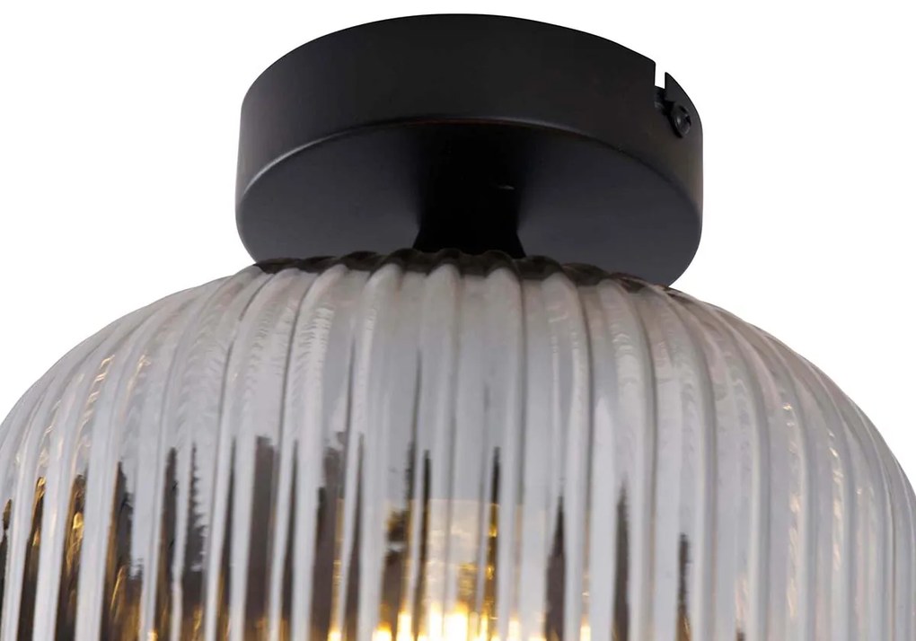 Okos mennyezeti lámpa fekete füstüveggel, beleértve a Wifi A60-at - Karel