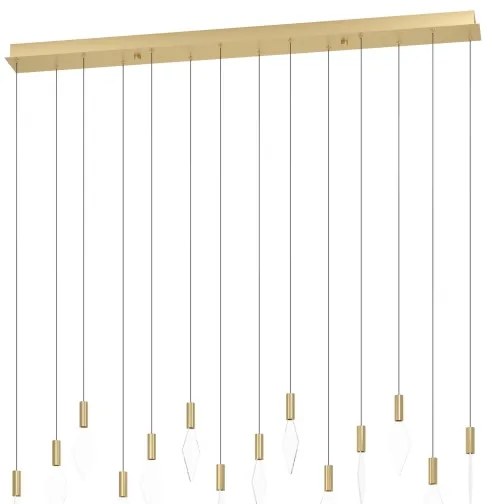 Eglo 390362 - LED Dimmelhető csillár zsinóron MIRADOR 14xLED/3,3W/230V arany