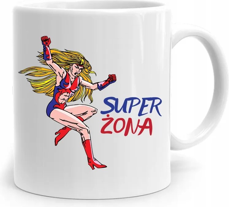 Bögre Ajándék Feleség Barátnőjének Szuper Feleség nyomott mintával