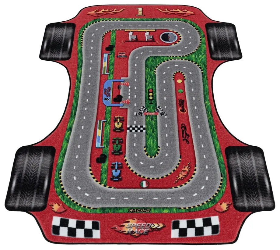 Piros gyerek szőnyeg 120x170 cm Play – Ayyildiz Carpets