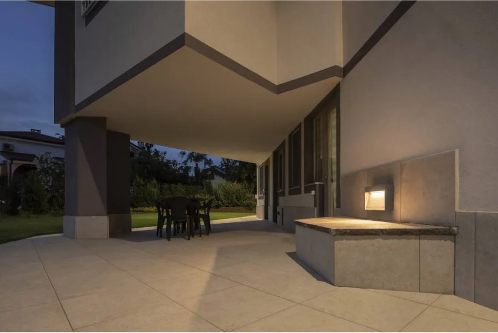 SLV 1006405 CONCRETO Modern Kültéri Fali Lámpa Szürke LED IP65