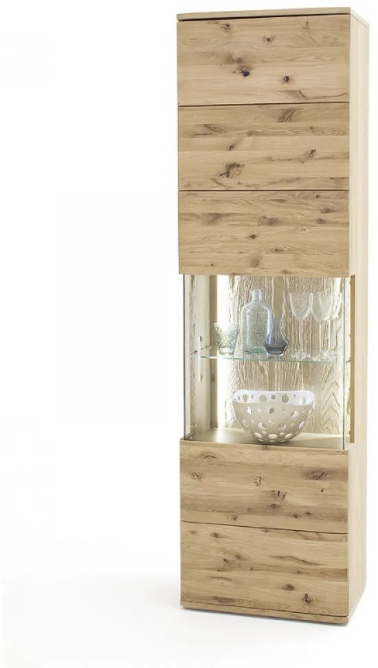SANTORI T11 Keskeny Jobbos Üveges tároló 1 ajtós 60cm