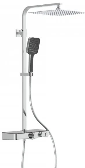 Schütte 60531 - OCEAN l. termosztátos csaptelepes zuhanyszett, króm/antracit