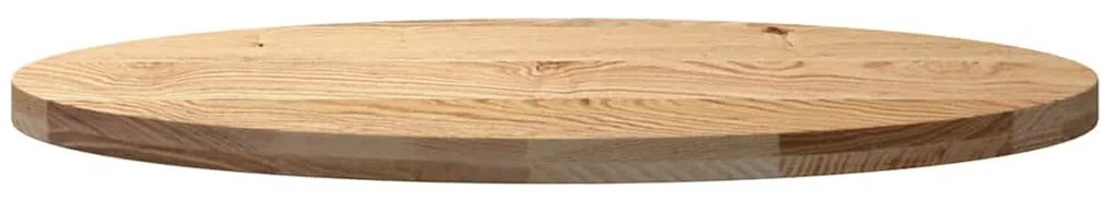 tömör akácfa ovális alakú asztallap 100 x 50 x 4 cm