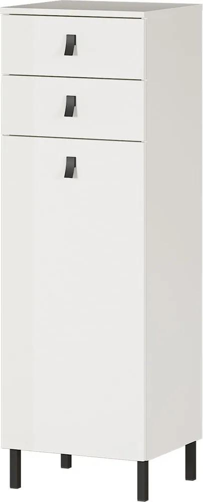 Tulsa fehér szekrény, magasság 119 cm - Germania