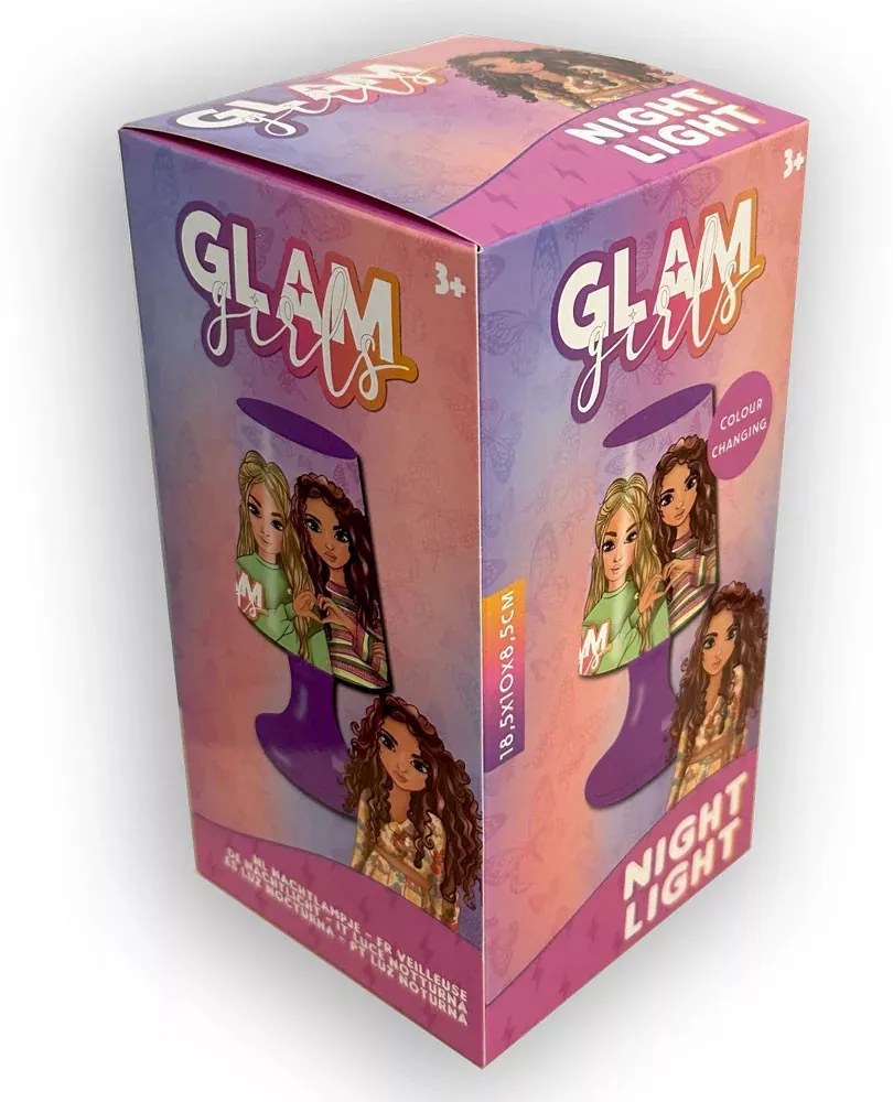 Glam Girls Team mini LED asztali lámpa