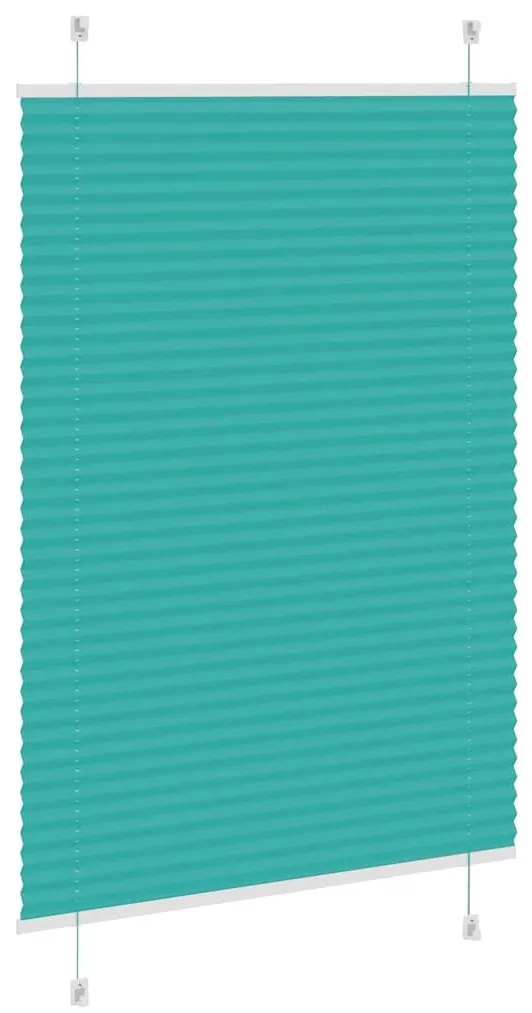 pliszírozott redőny Benzinzöld 95x100 cm szövetszélesség