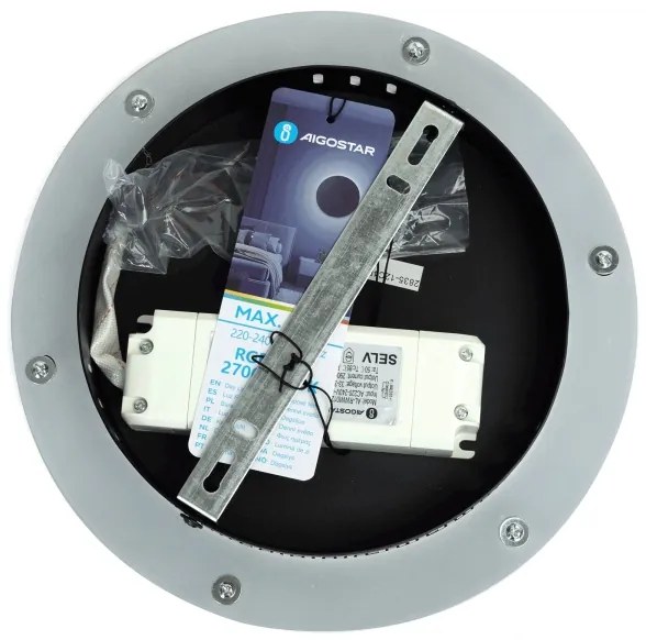 Aigostar - LED RGBW Dimmelhető fali világítás MESH Smart LED/12W/230V + távirányító fekete