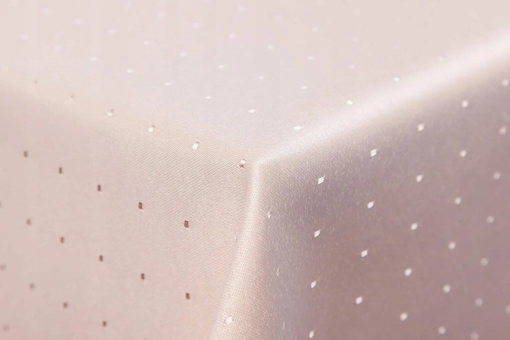 Abrosz gyorsan száradó ovális asztalhoz 130x260cm bézs krémszínű