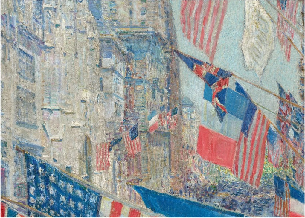 Kép - Childe Hassam, Allies day, reprodukciók (70x50 cm)
