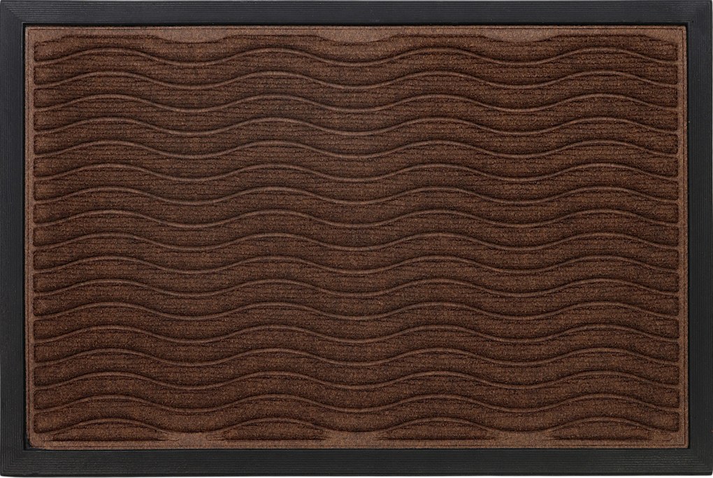 Lábtörlő Kültéri Ajtóhoz 40X60 Barna Gumi Belső Bejárat