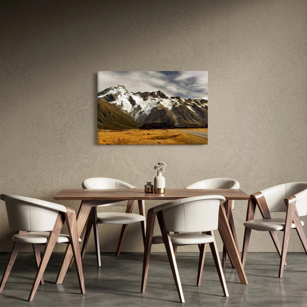 Mount Sefton, Új-Zéland képe (90x60 cm)