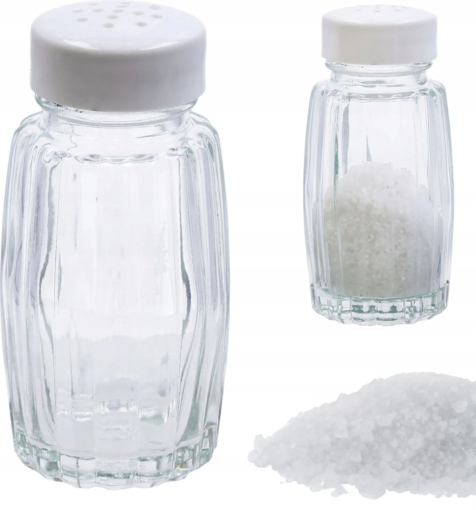 Sótartó bors fűszertartó sótartó fehér 50 ml sószóró