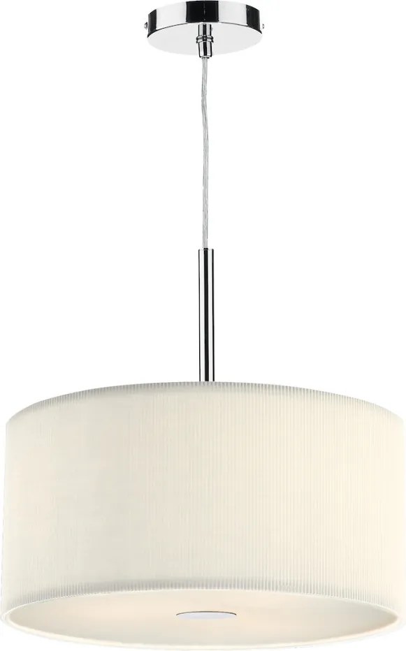 DAR LIGHTING ZAR1033 ZARAGOZA Ernyős Függesztett Lámpa Tejszínes E27 IP20
