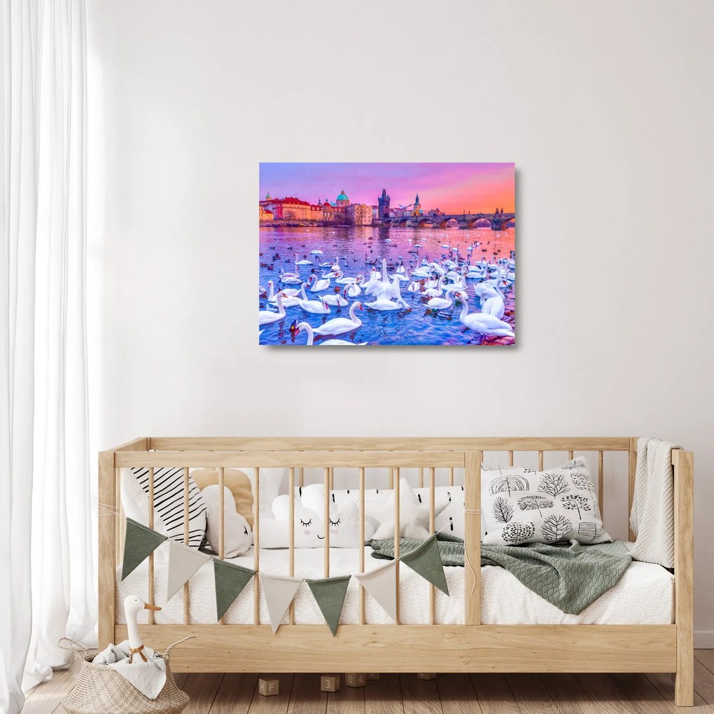 Üveg kép - Prága (70x50 cm)