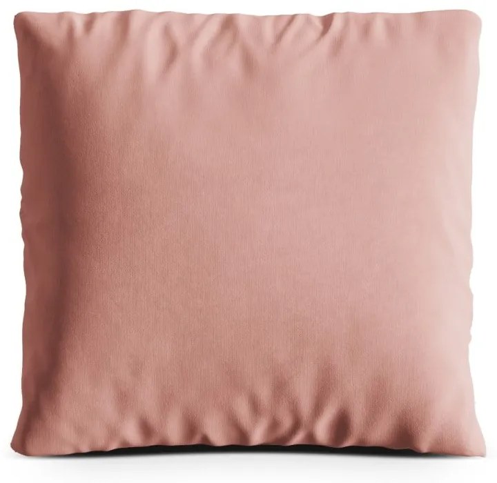 Rózsaszín bársony párna kanapéra Kemi – Cosmopolitan Design