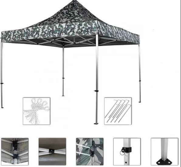 INSTENT PRO Kerti pavilon 3 x 3 m Urban + 2 oldalfal