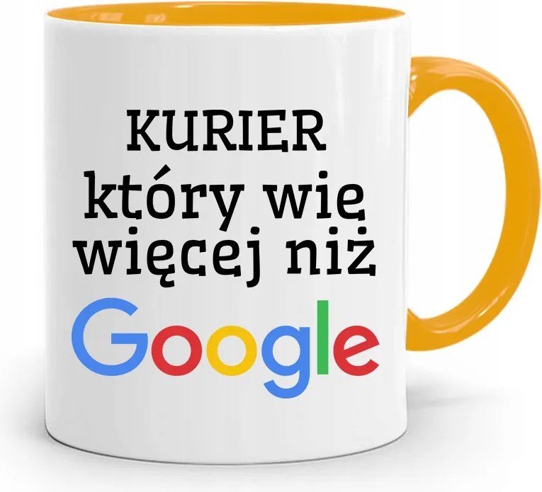 Sárga Bögre Futárnak Többet Tud, Mint A Google fényképes nyomtatással