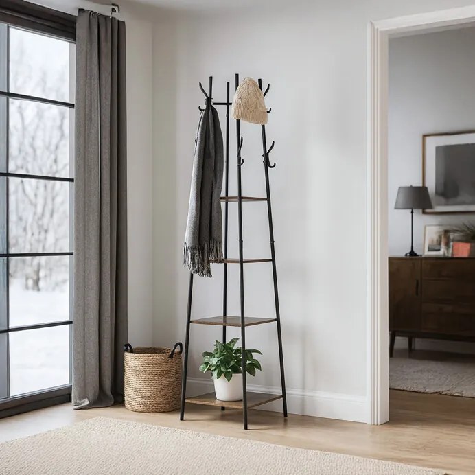 Természetes MDF Ruhafogas. GD-170 OLW