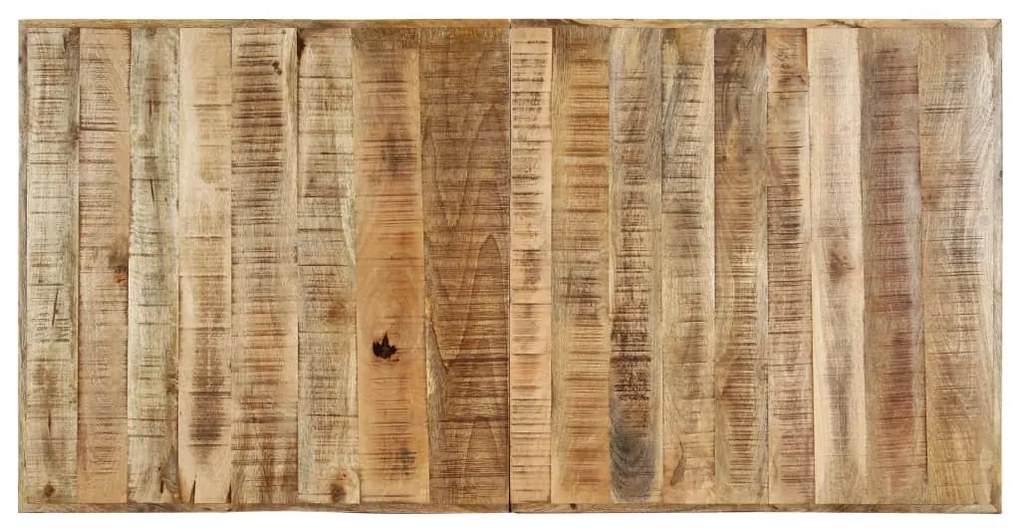 Tömör nyers mangófa étkezőasztal 160 x 80 x 75 cm