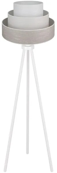 Brilagi - Állólámpa ALASKA LUNETA 1xE27/15W/230V szürke/krémes