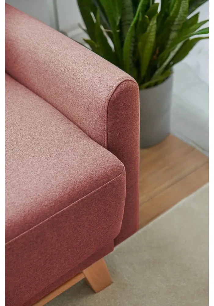 Pop rózsaszín kinyitható variálható sarokkanapé - Bonami Selection