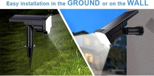 Viking - LED napelemes lámpa LED/1W/3,7V IP65 6000K 2200 mAh