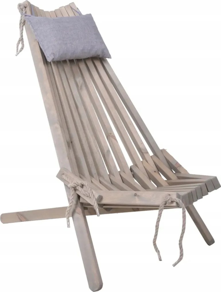 Kerti Szék Összecsukható Fálun Garden Pleasure szürke 960374 fa