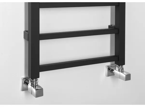 Sapho - Fürdőszobai törölközőradiátor METRO DOS 323W 40x150 cm matt fekete