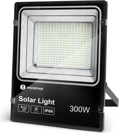 Aigostar - LED állítható fényerőjű napelemes reflektor LED/300W/3,2V IP66 + DO