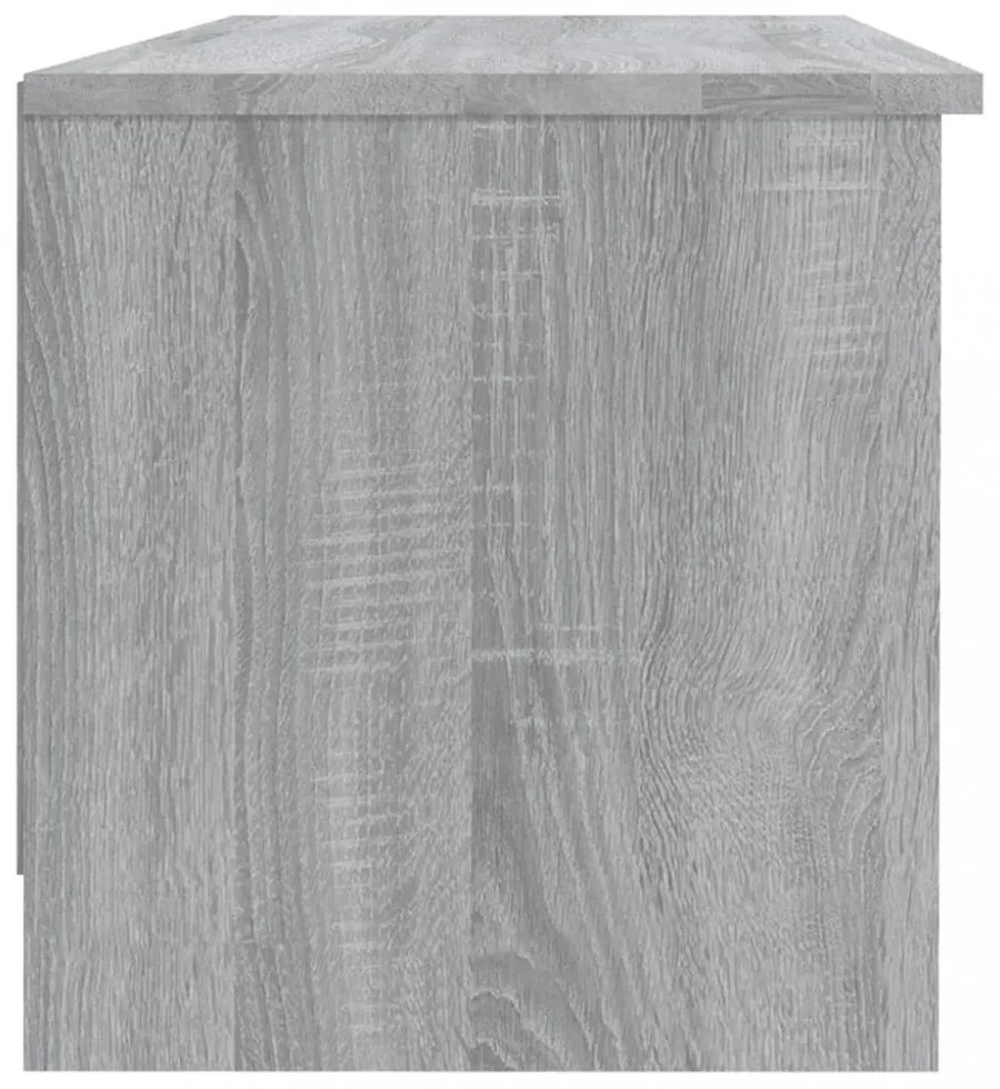 szürke sonoma színű szerelt fa TV-szekrény 102 x 35,5 x 36,5 cm