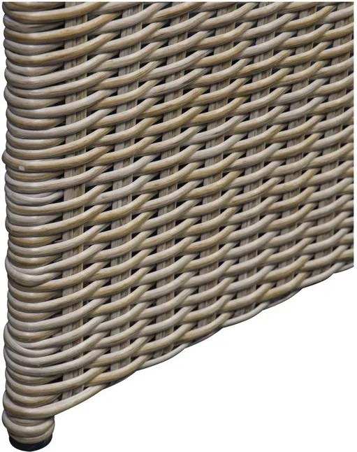 Bézs-világosbarna kétszemélyes kerti lounge szett Modular – Unique Furniture