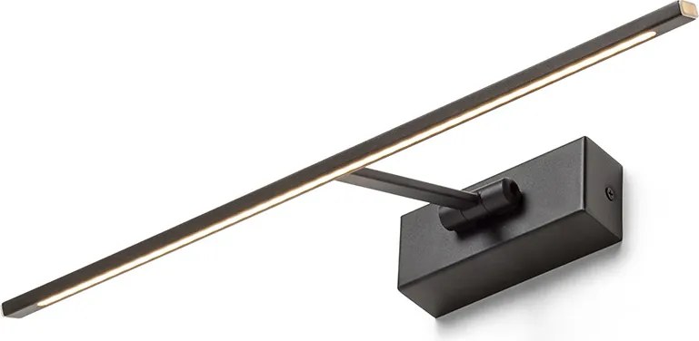 RENDL FRESCO 45 fali lámpa fekete 230V LED 8W 3000K