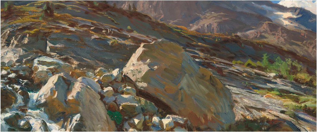 Kép - John Singer Sargent, Simplon Pass, reprodukciók (120x50 cm)