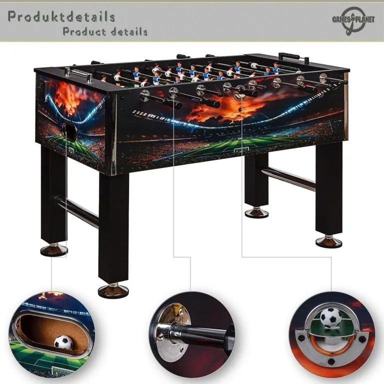 Professzionális csocsó asztal  Leeds 140 x 73 x 87 cm