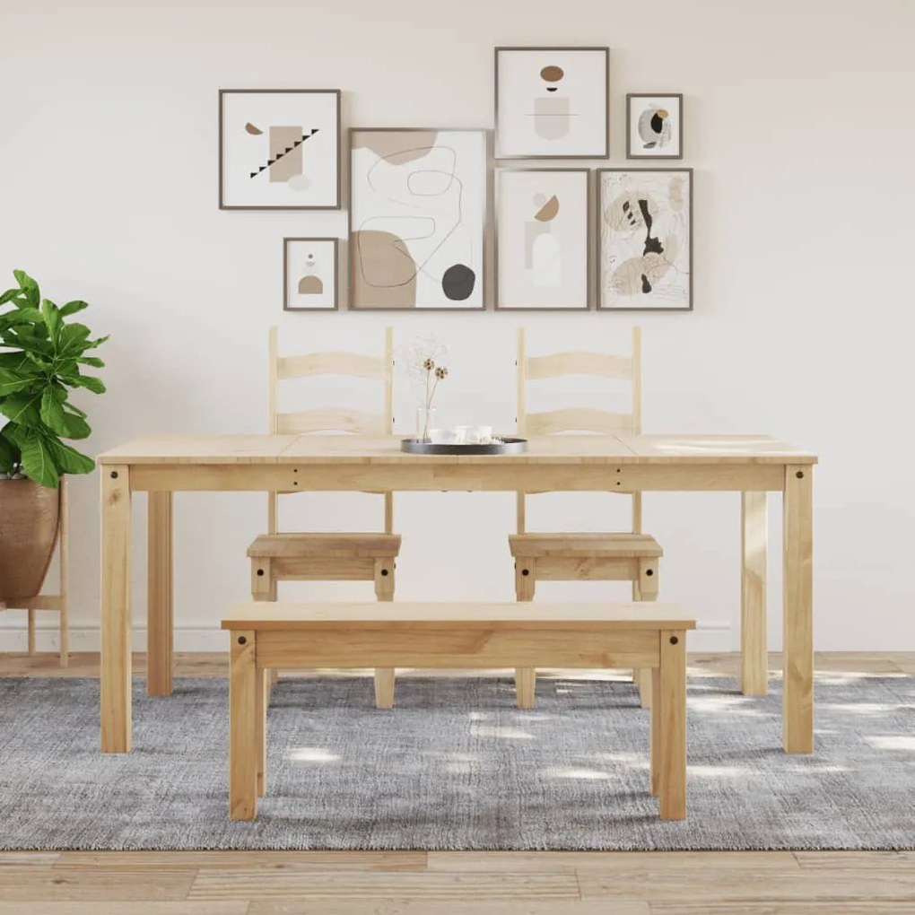 Panama tömör fenyőfa ebédlőasztal 180 x 90 x 75 cm