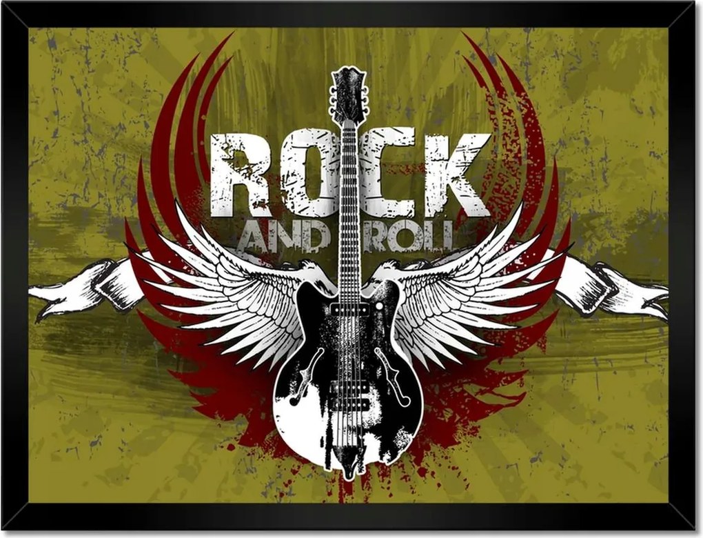 Poszterek keretben 40x30 Rock and Roll