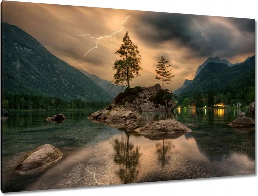 Festmények 120x80 Hegyi szépség Tájkép