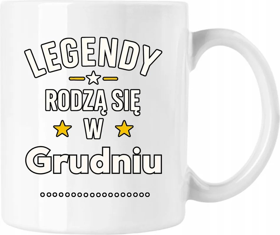 Bögre Legenda Születésnap December Fehér 330ml